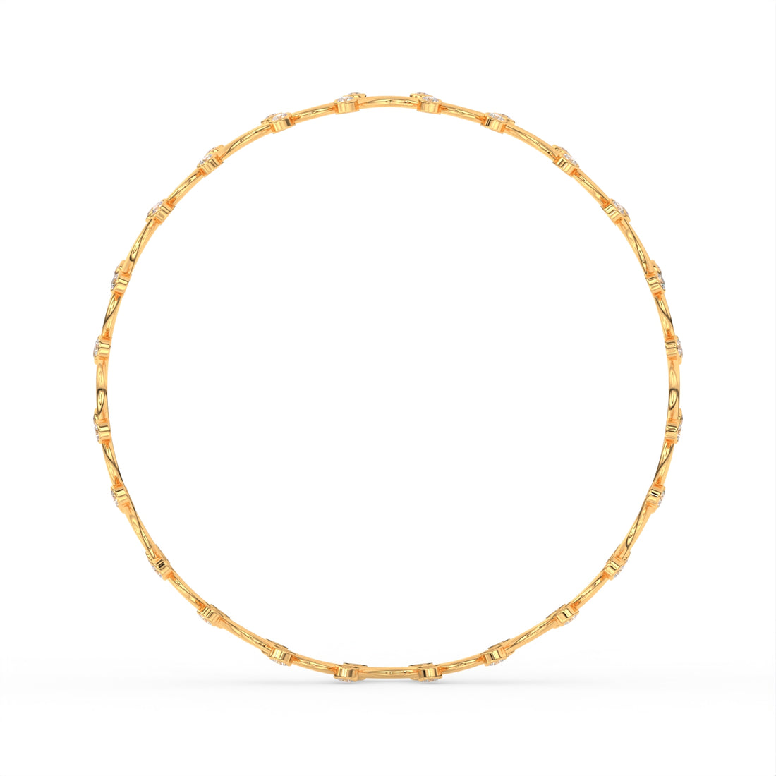 Ondelle Diamond Bangle