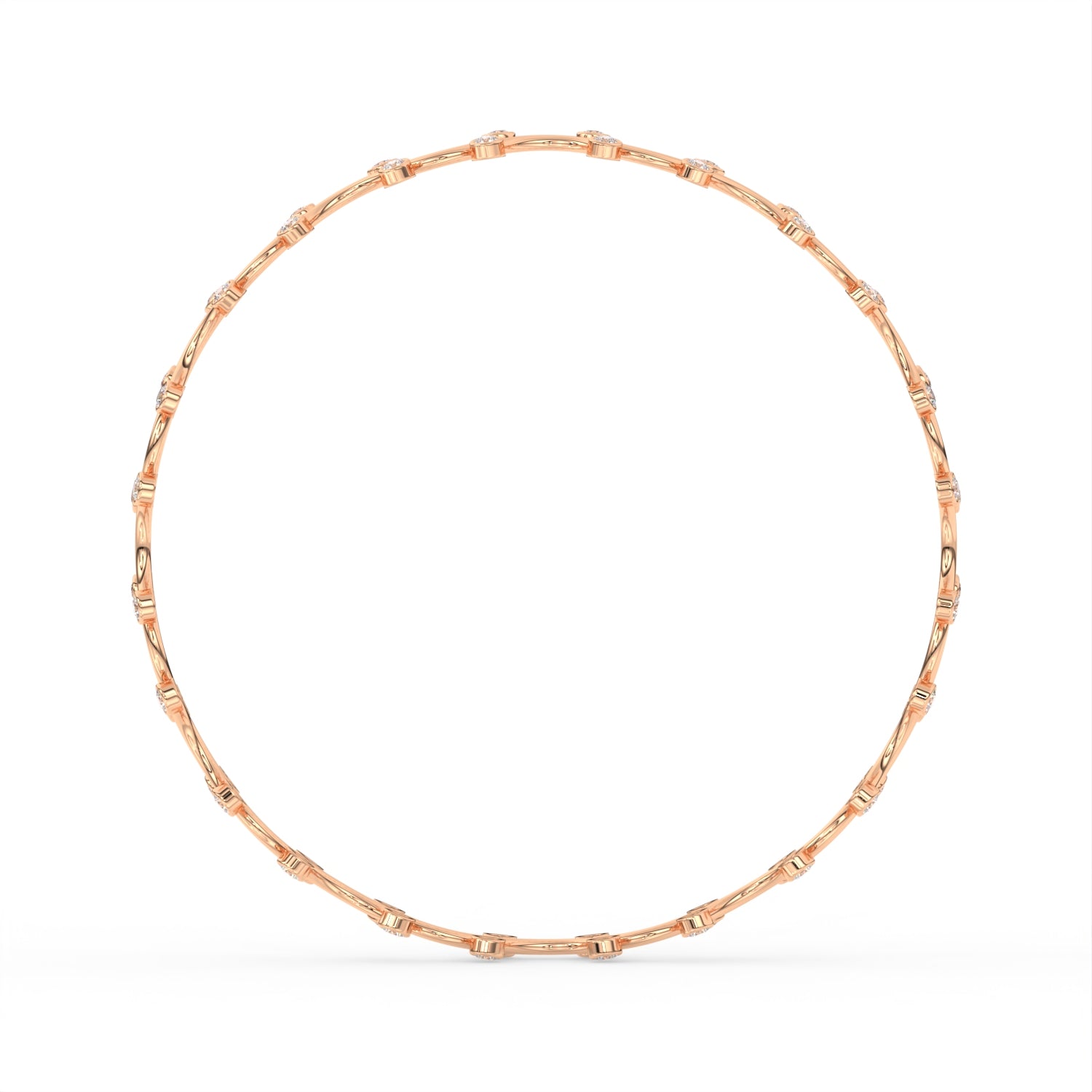 Ondelle Diamond Bangle