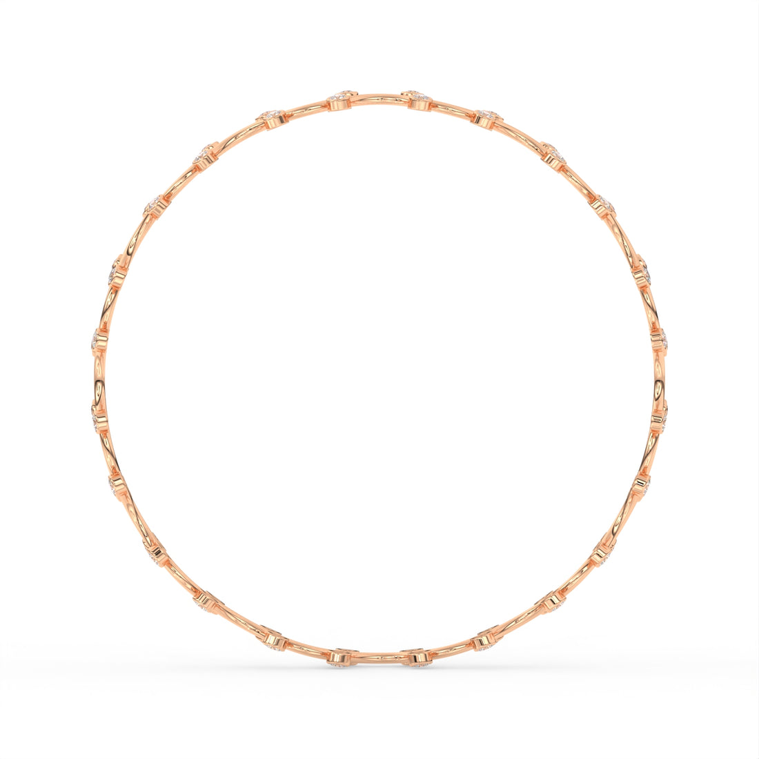 Ondelle Diamond Bangle