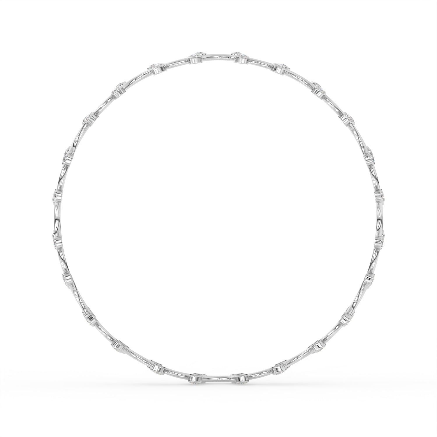 Ondelle Diamond Bangle