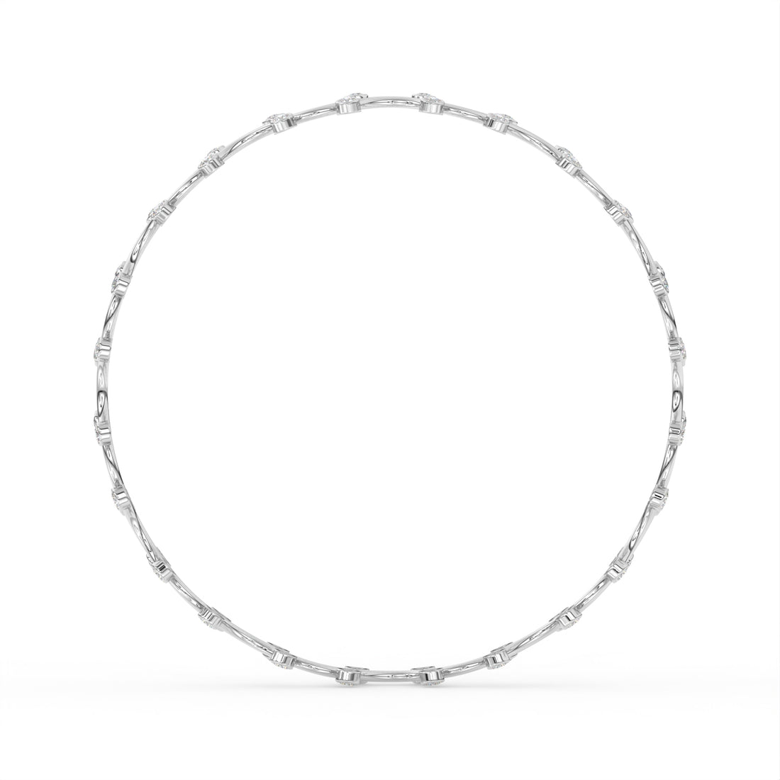 Ondelle Diamond Bangle