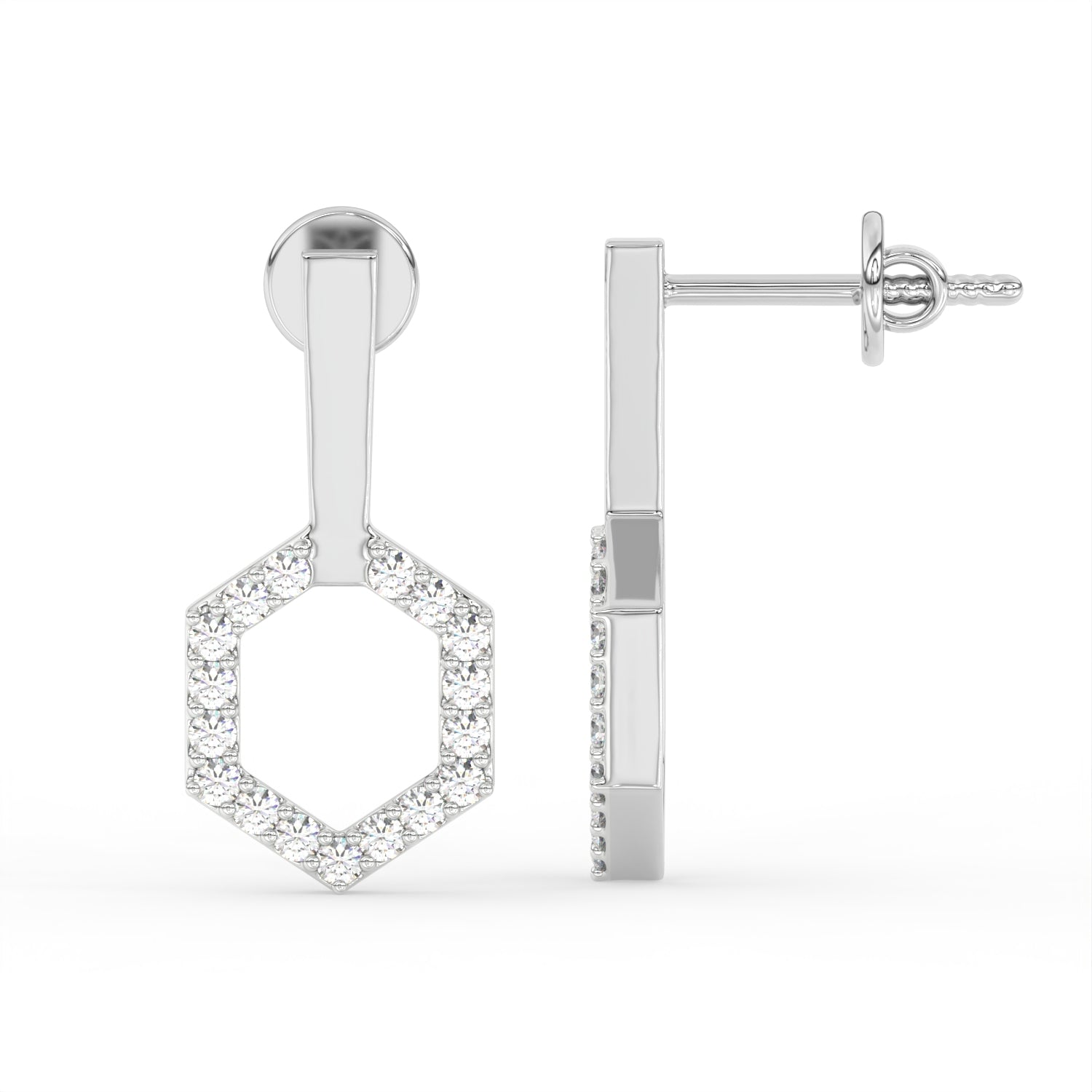 Aria Facet Earrings