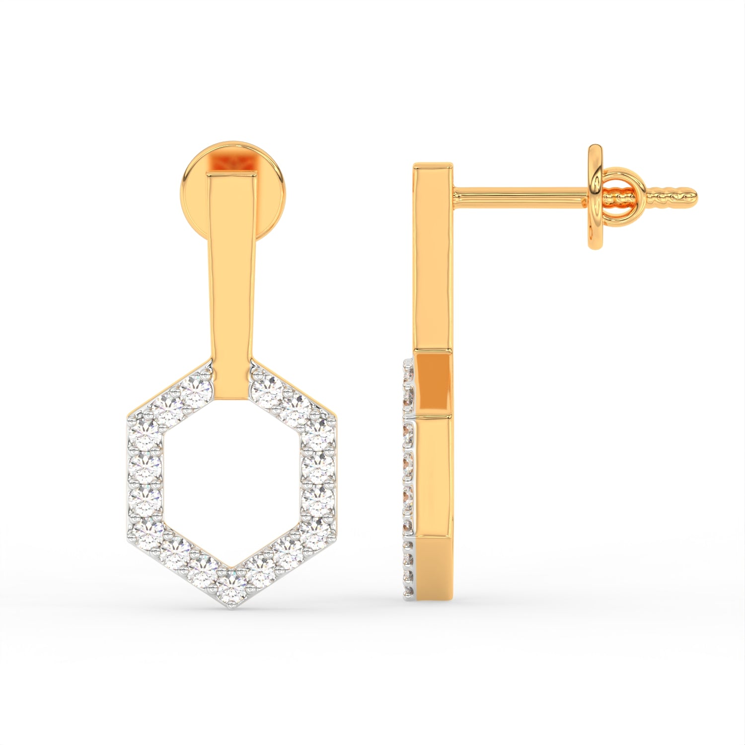 Aria Facet Earrings