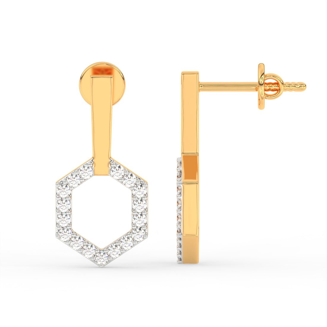 Aria Facet Earrings