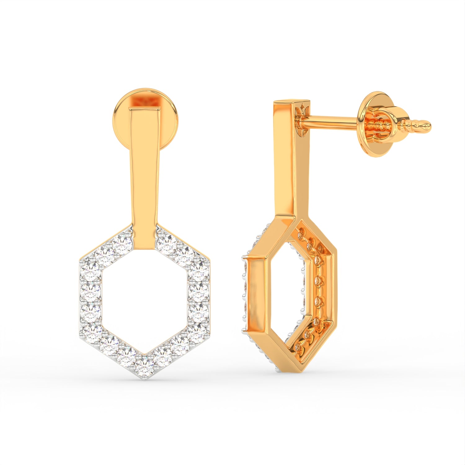 Aria Facet Earrings