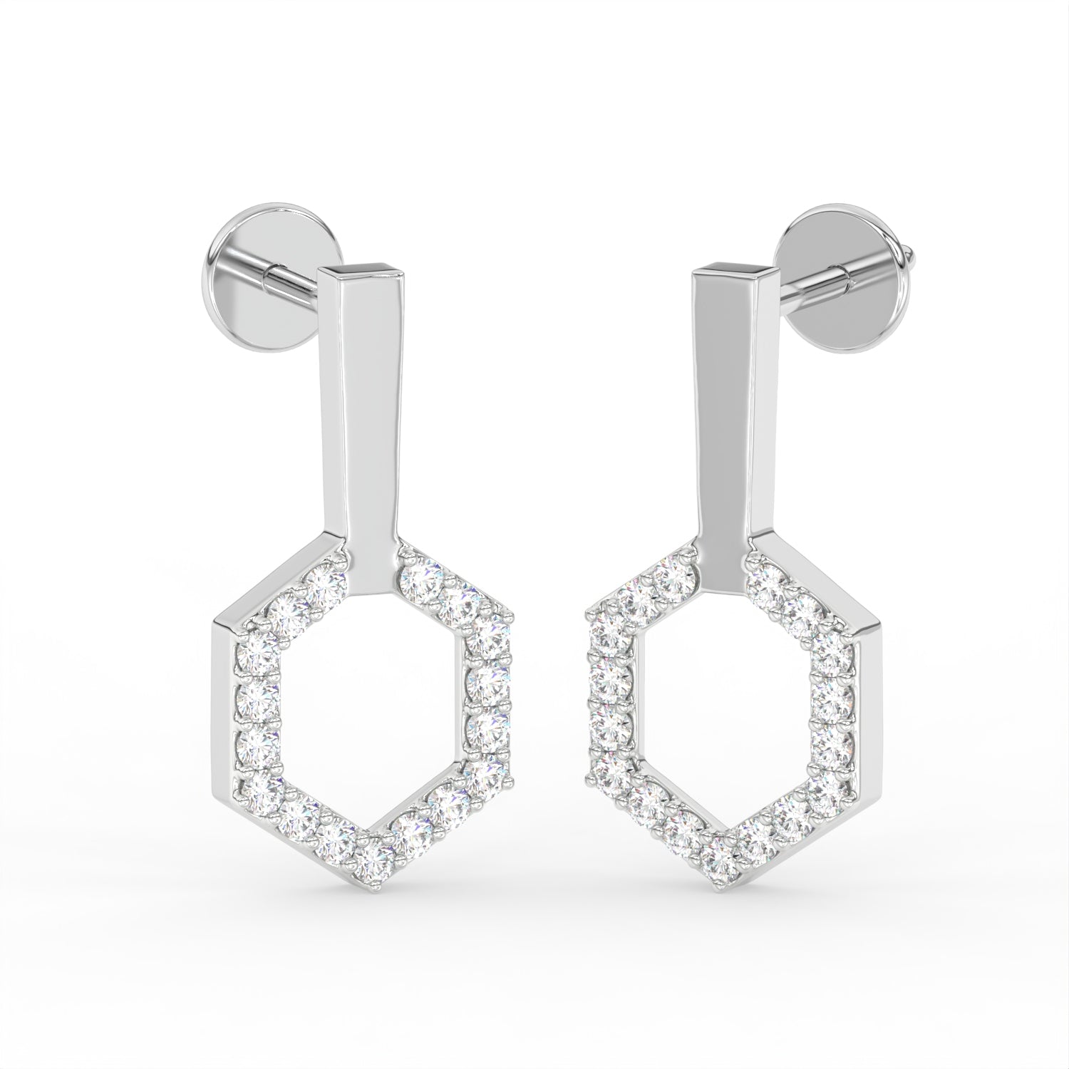 Aria Facet Earrings