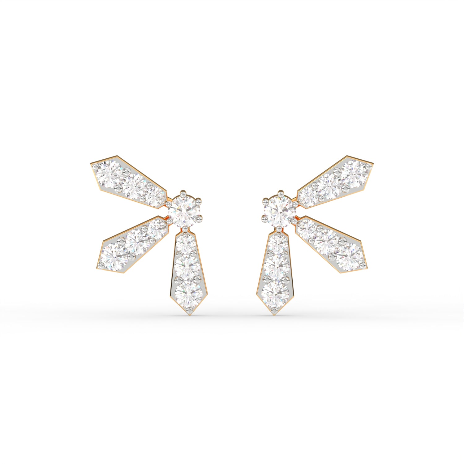 Golden Bow Earring