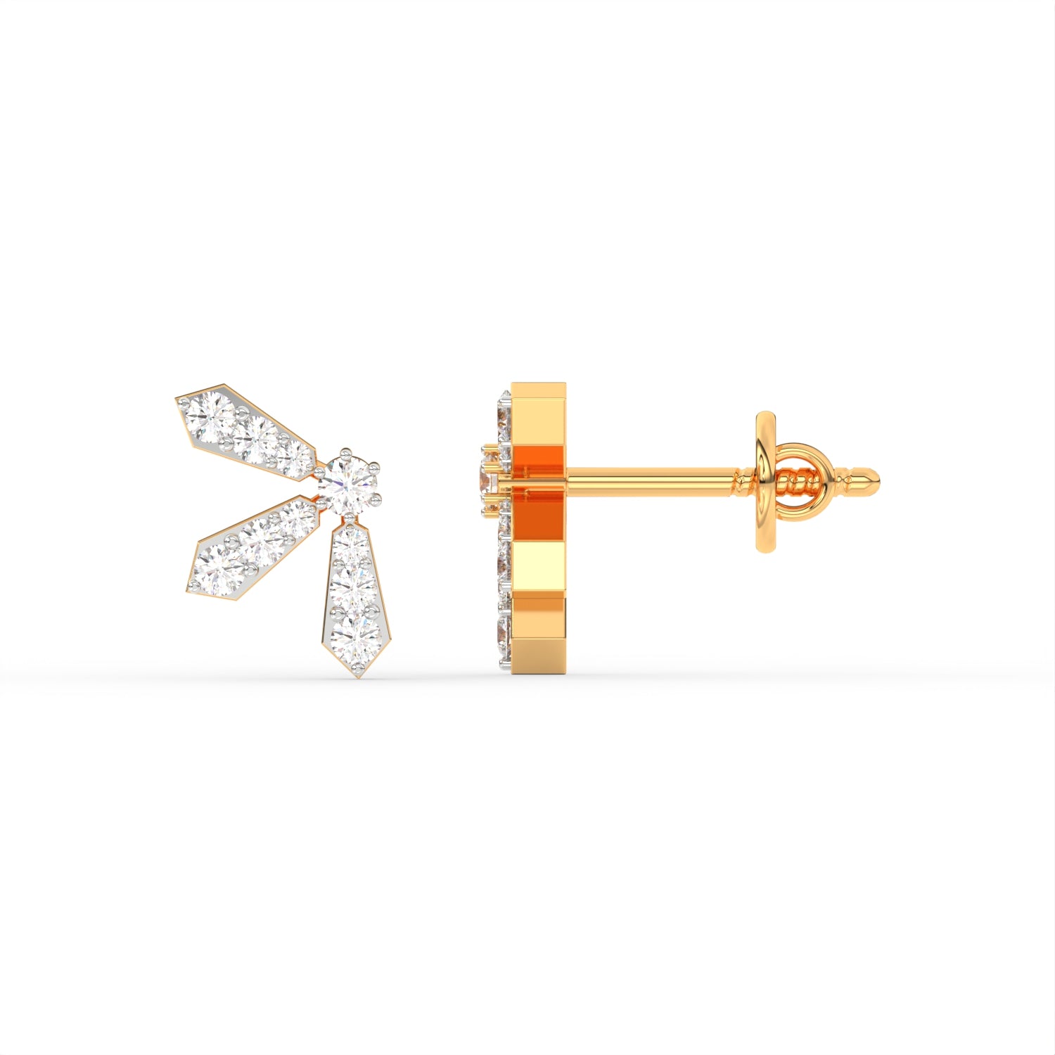 Golden Bow Earring