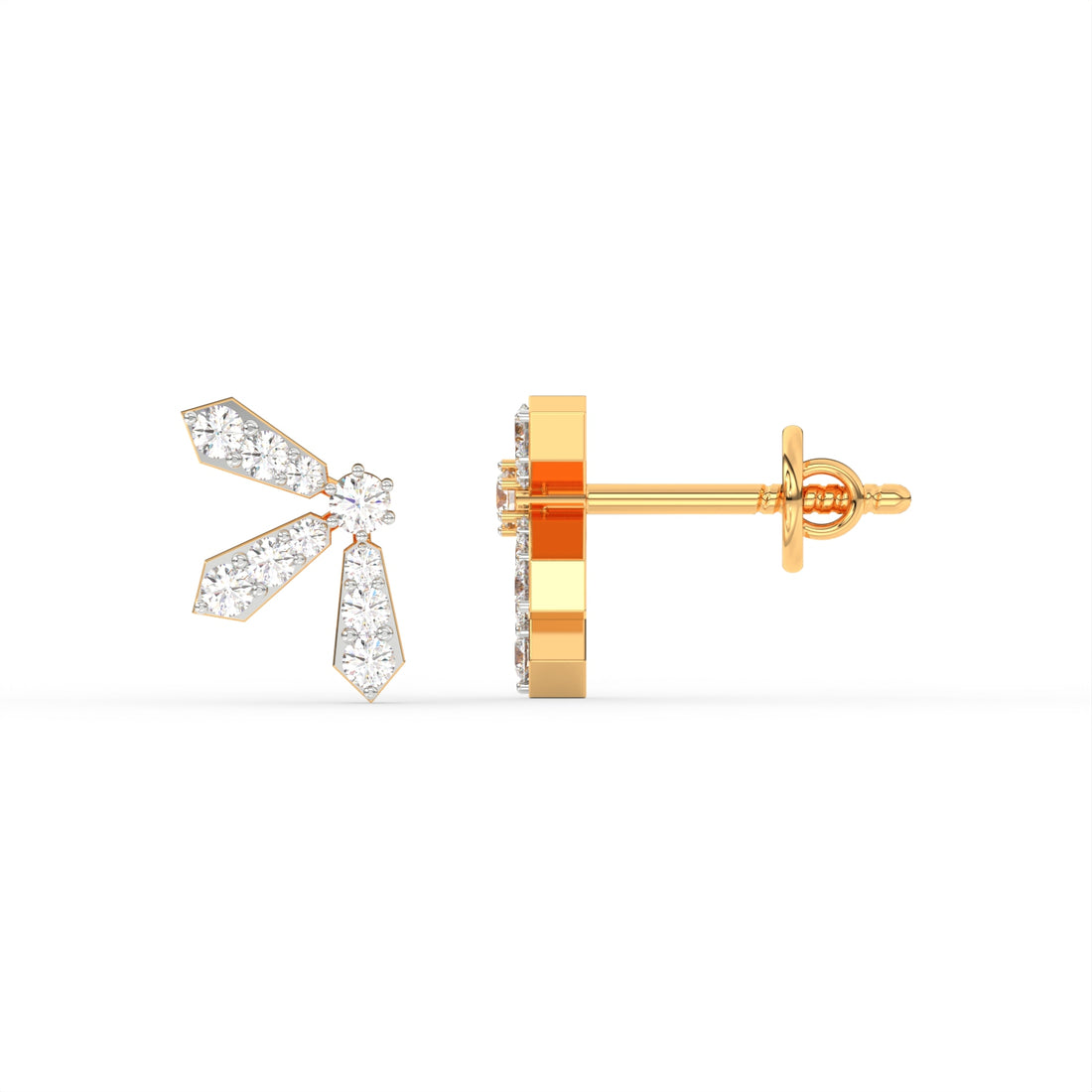 Golden Bow Earring