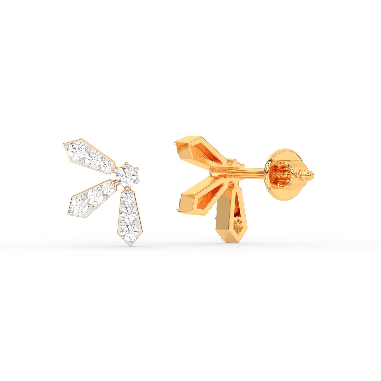 Golden Bow Earring