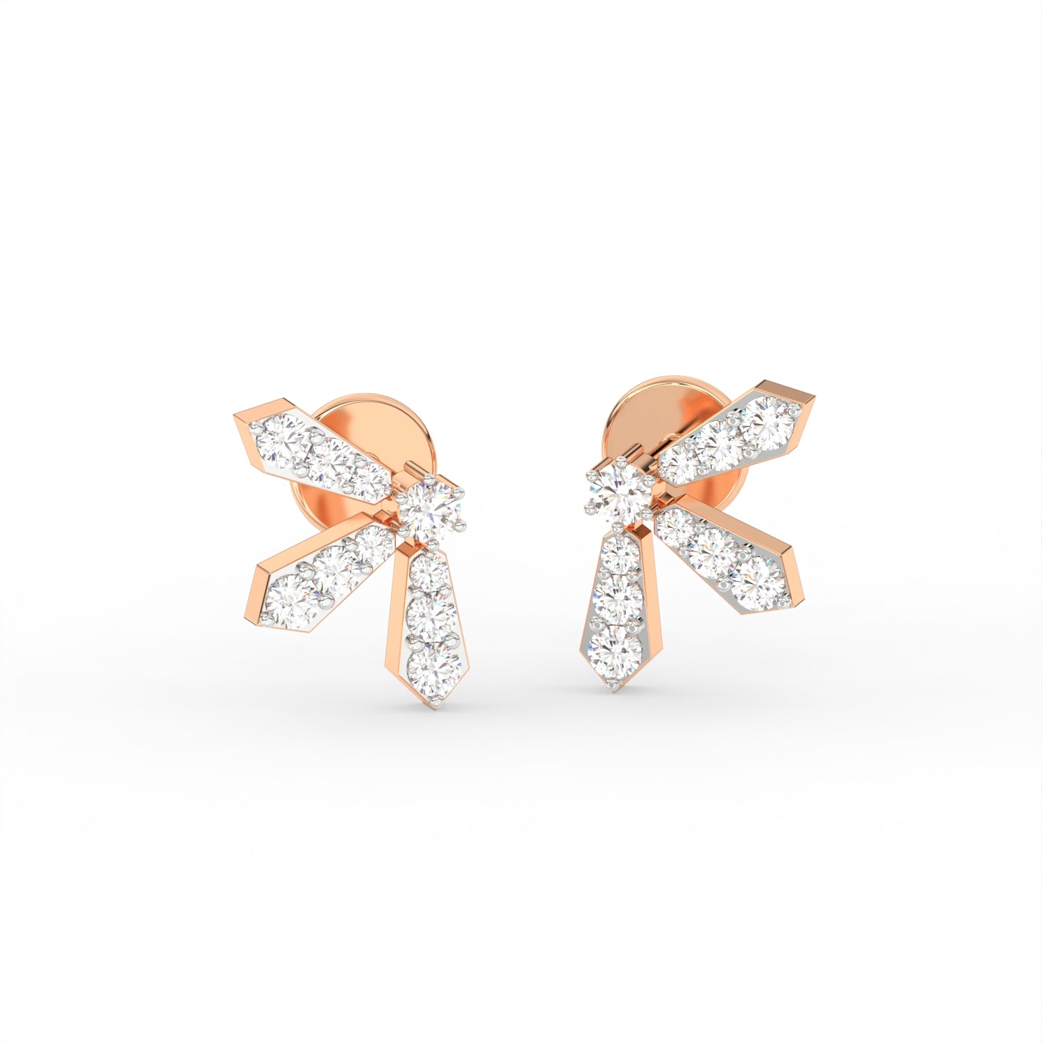 Golden Bow Earring