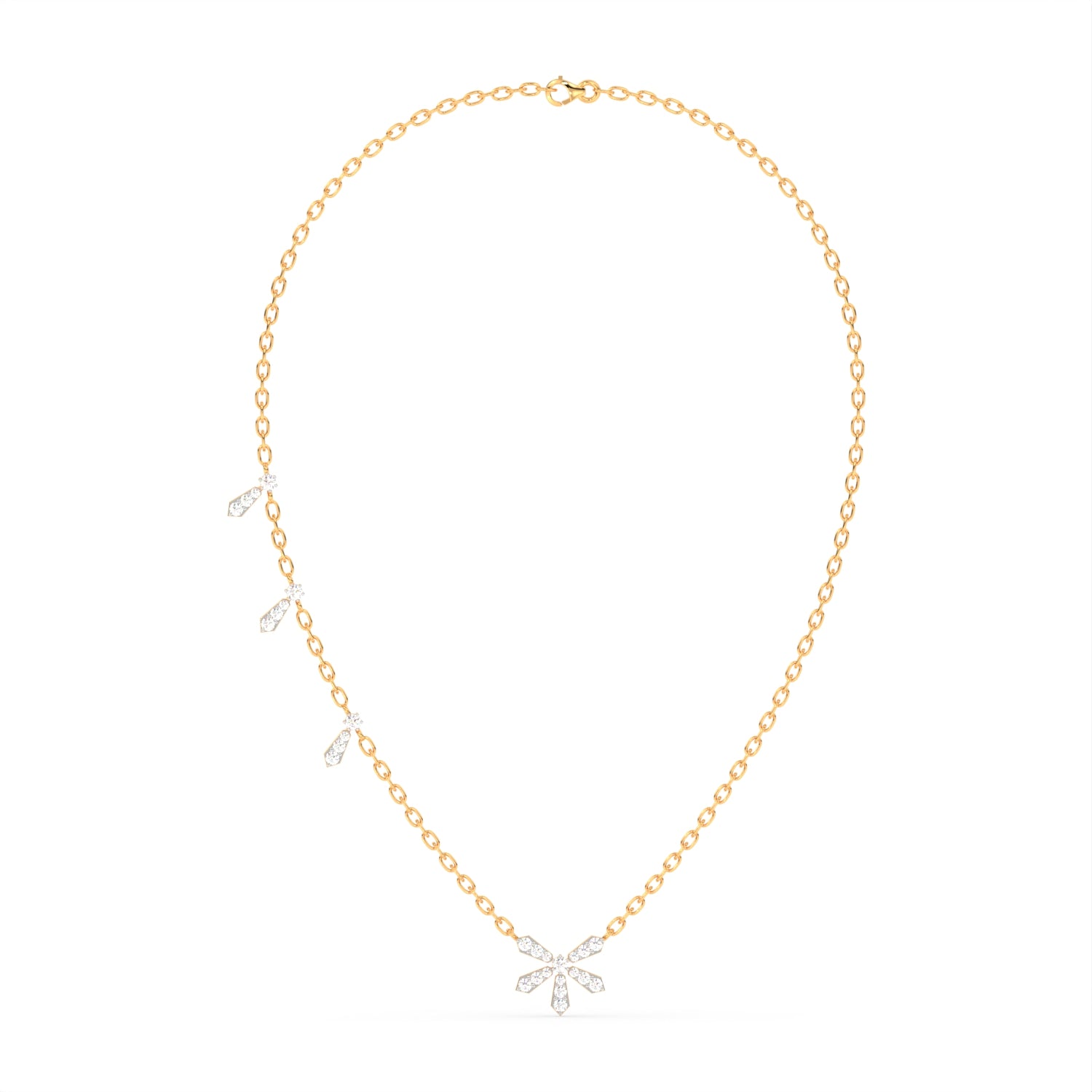 Golden Bow Pendant
