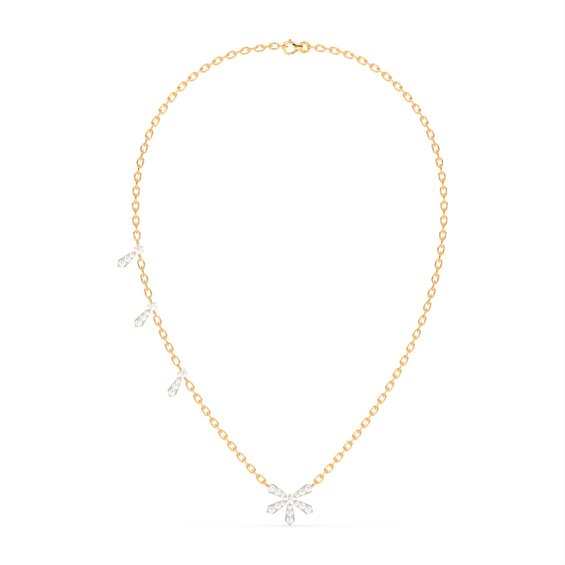 Golden Bow Pendant