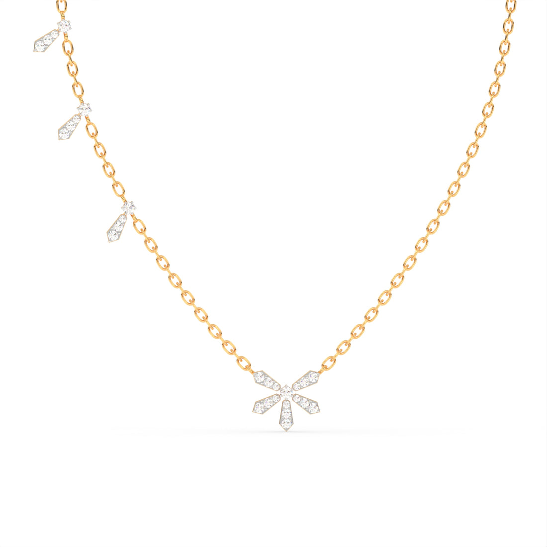 Golden Bow Pendant
