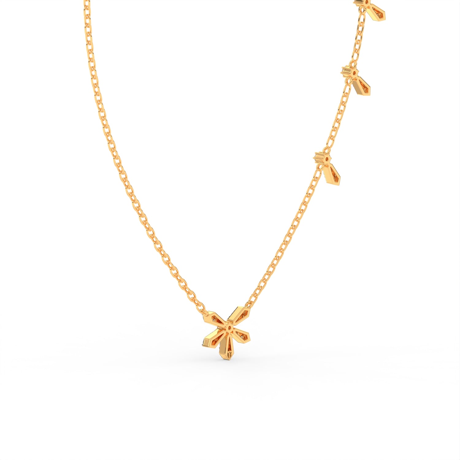 Golden Bow Pendant