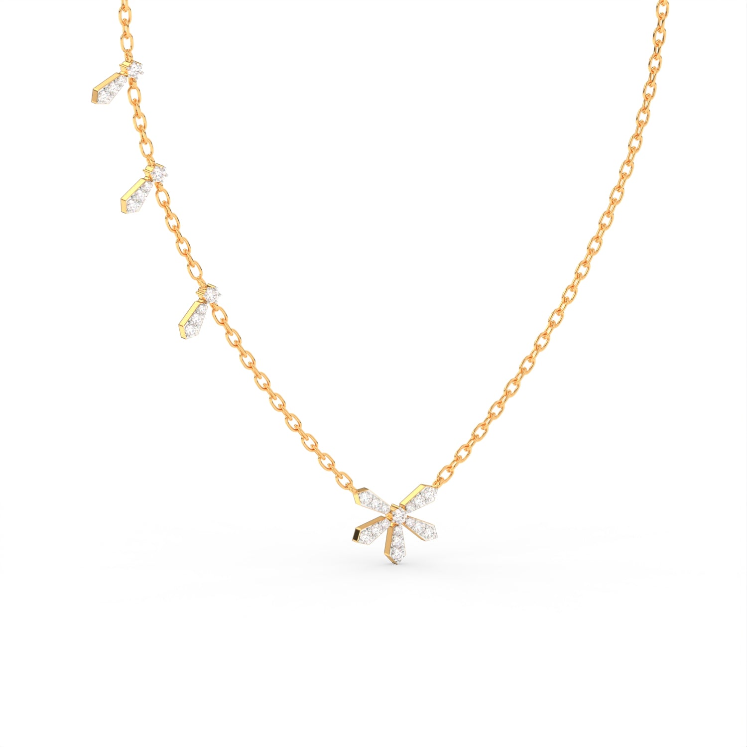 Golden Bow Pendant