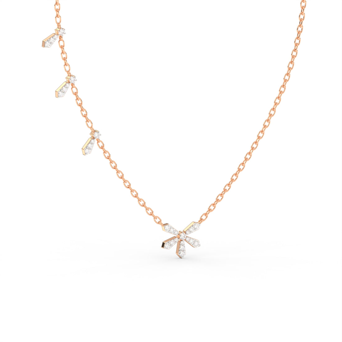 Golden Bow Pendant