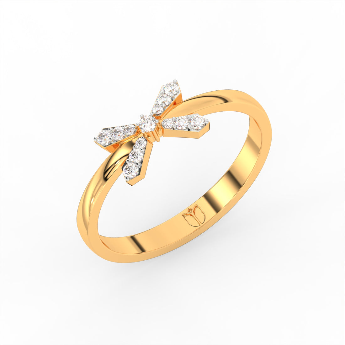 Golden Bow Ring