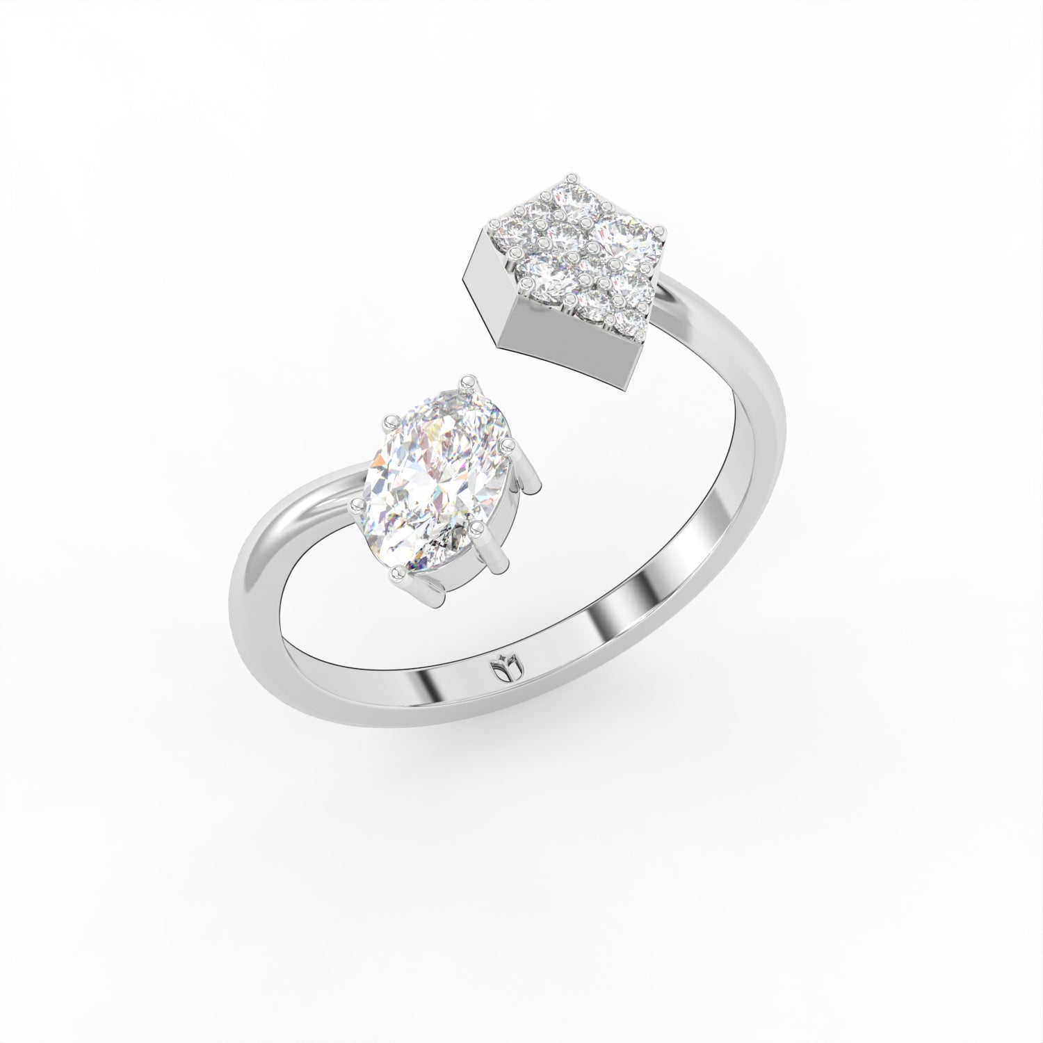The Azure Veil Ring