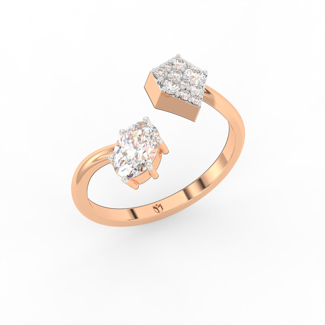 The Azure Veil Ring