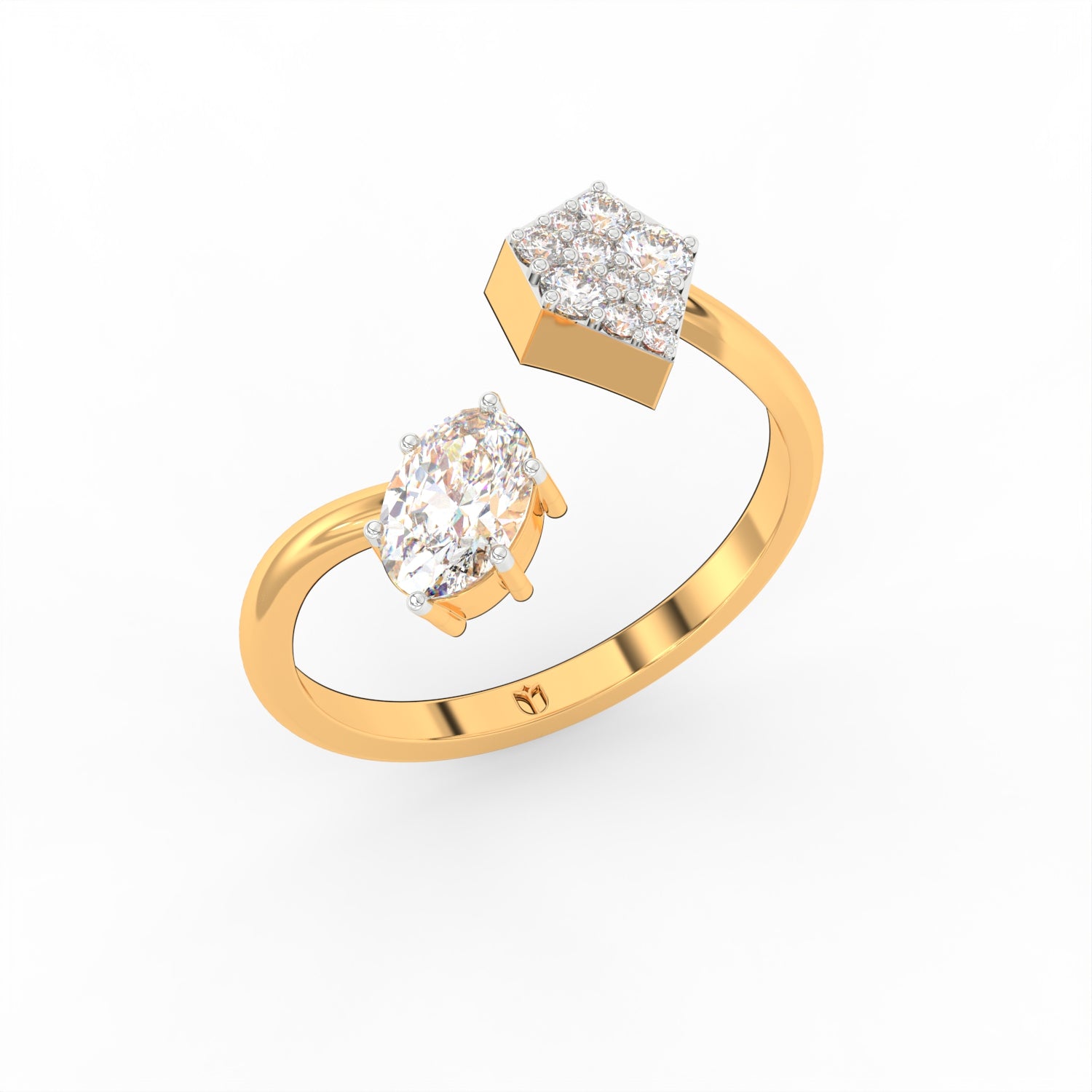 The Azure Veil Ring