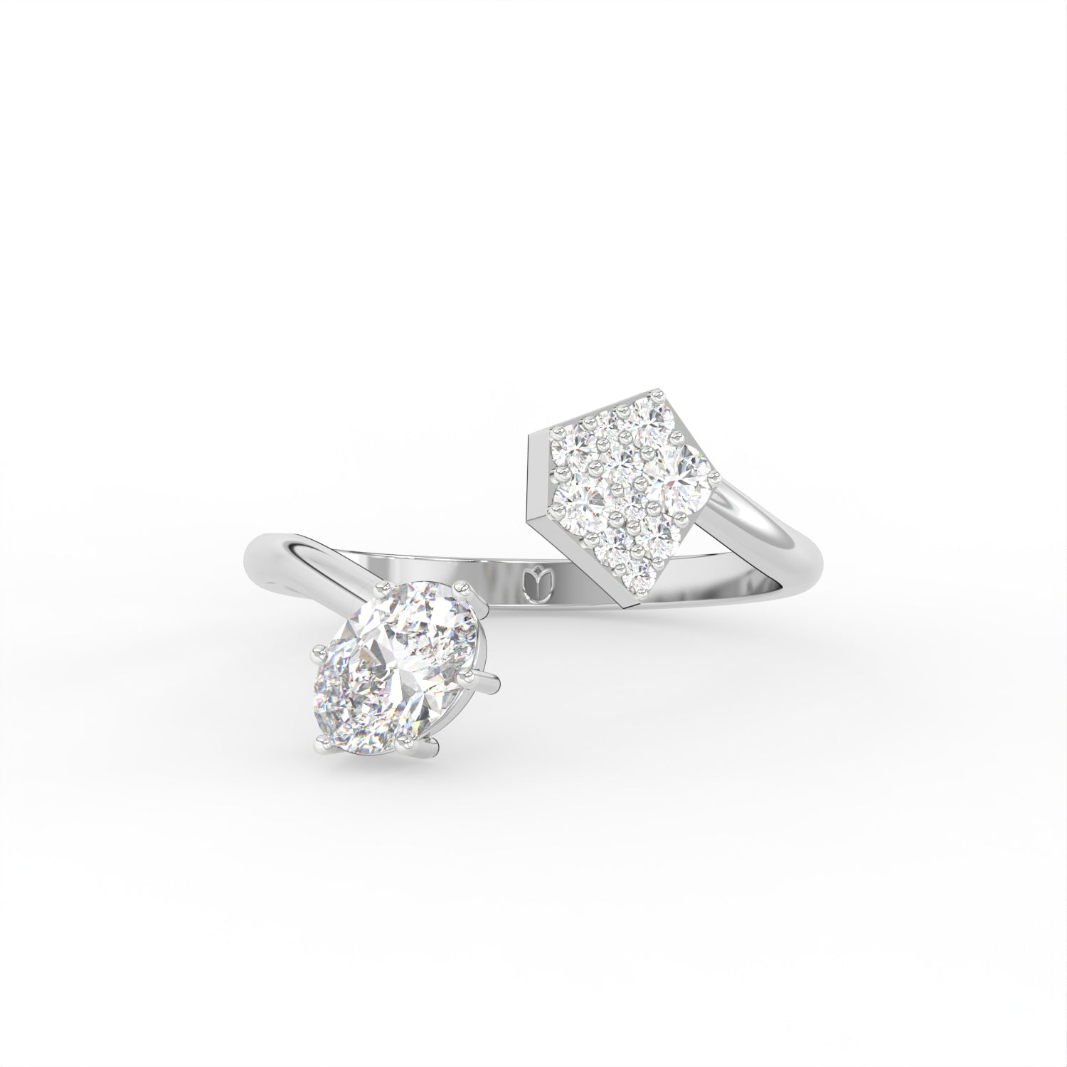 The Azure Veil Ring